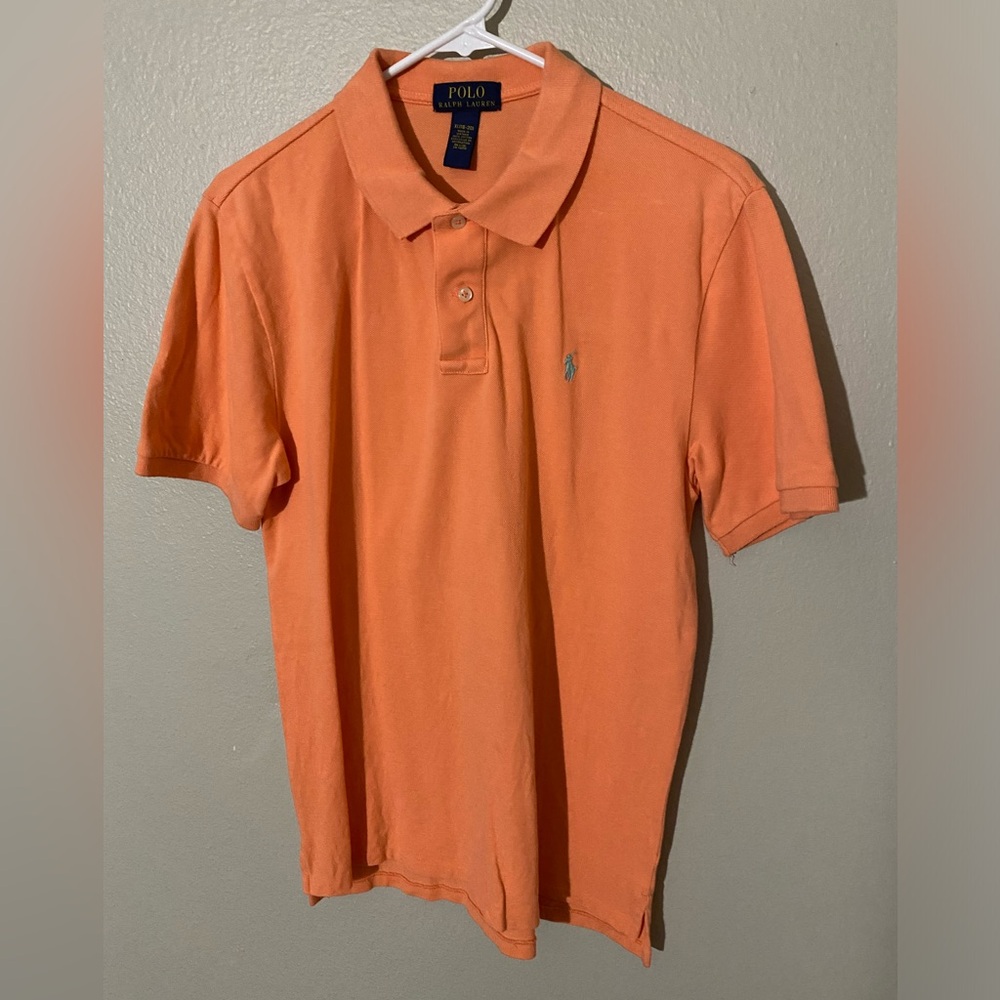 Polo Ralph Lauren Men's Orange Polo Shirt